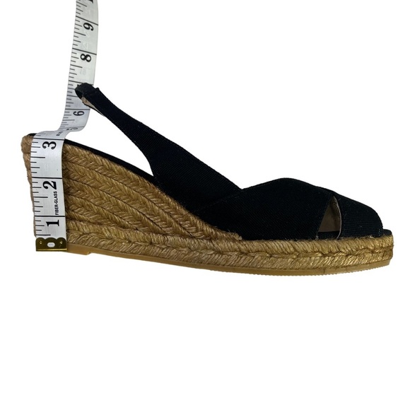 Viscata Calella Canvas Espadrille Platform Wedges‎ Sling Back Size EU41 US10 - Picture 11 of 11
